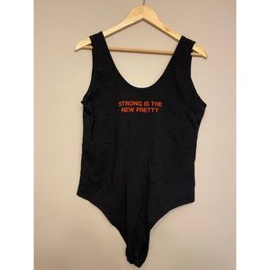 Plus Size Graphic Bodysuit 2X